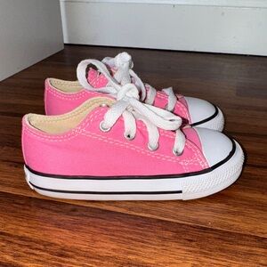 Kids Pink Converse Sneakers